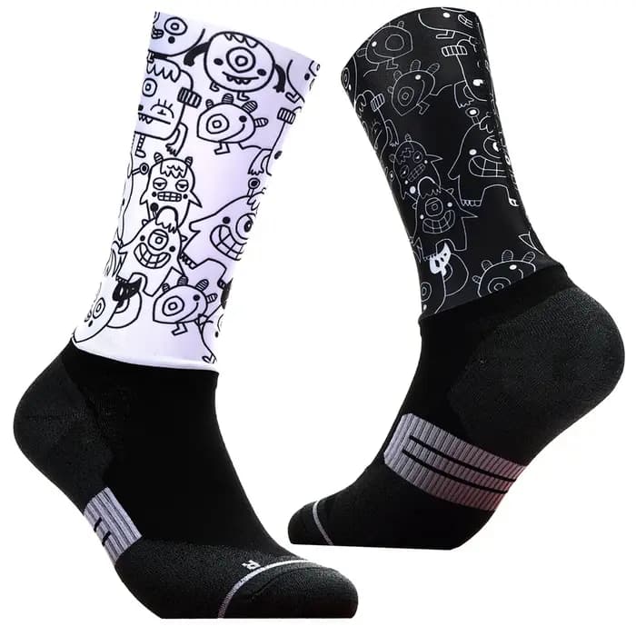 Chaussettes de vélo professionnelles antidérapantes