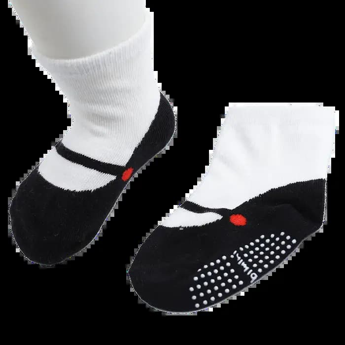 Mignon bébé chaussette filles nouveau-né danse Ballet plancher enfants infantile anti-dérapant enfant en bas âge