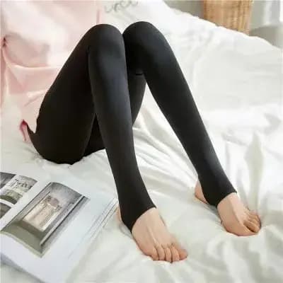 Bas thermiques transparents épais pour femme, doublure polaire, collants polaires en peluche, collants chauds d'hiver pour dames