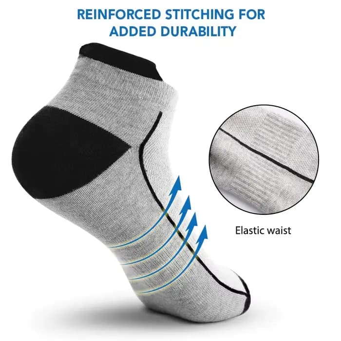 HSS Chaussettes Courtes en Coton Biologique pour Homme
