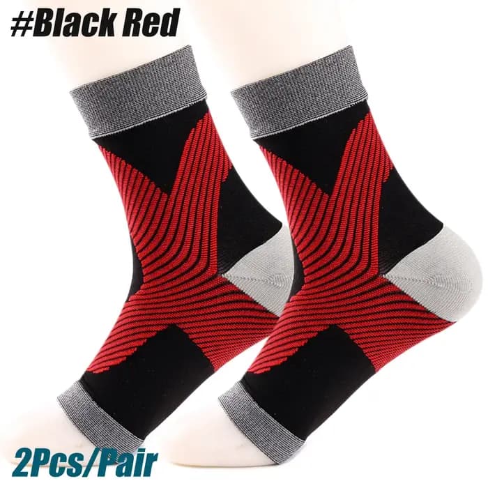 1 paire de chaussettes Nano pour neuropathie, manchon de Compression pour la cheville pour le gonflement, la fasciite plantaire, l'entorse, la neuropathie, pour femmes/hommes