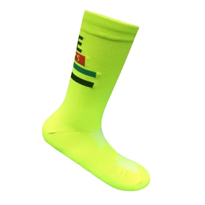 Chaussettes de cyclisme TREKKING blanches antidérapantes