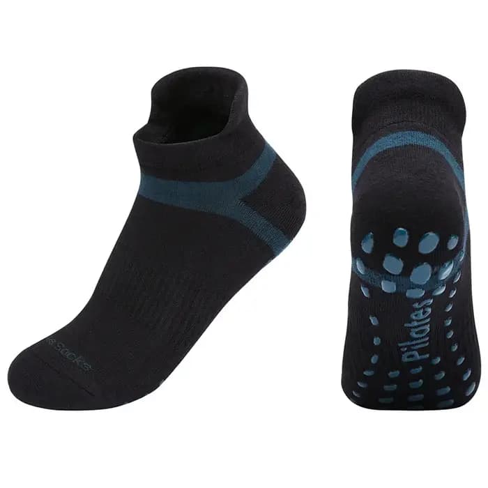 Chaussettes de Yoga grande taille pour femmes et hommes, antidérapantes, en Silicone, pour gymnastique, Fitness, danse, sport, unisexes, en coton, respirantes, Pilates