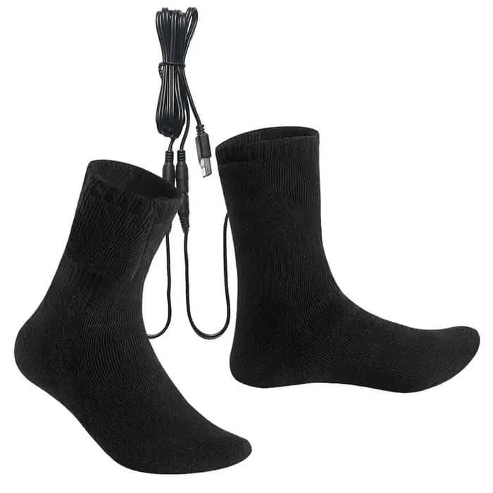 Chaussettes chauffantes rechargeables USB température constante fièvre