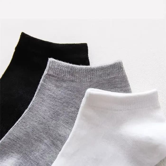 5 paires Mens Chaussettes Bateau Noir D'affaires Solide Couleur Respirant Confortable Haute Qualité Cheville
