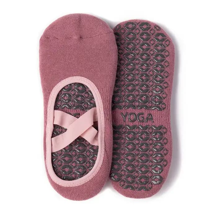  Chaussettes de Yoga en éponge épaisse et antidérapante pour femmes