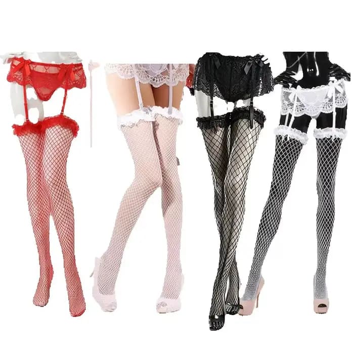 Collants à lacets, lingerie sexy ultra-élastique, bas en soie, sous-vêtements sexy, bas cuissardes pour femme