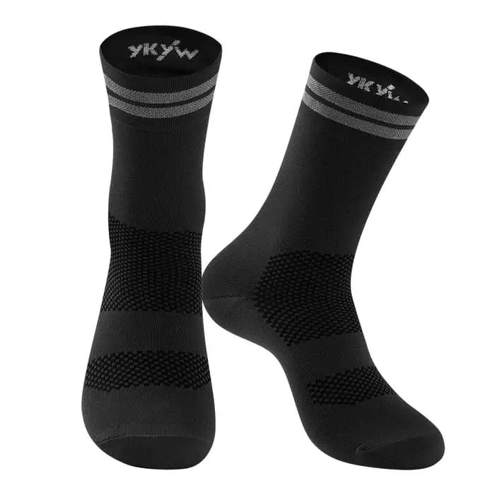 YKYWBIKE chaussettes de cyclisme hommes femmes respirant