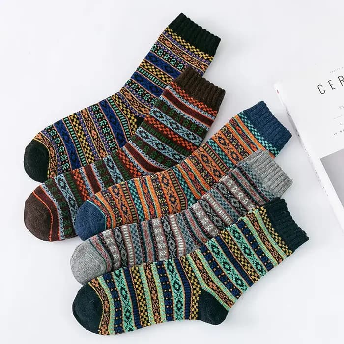 5 paires/lot haute qualité hommes laine chaussettes automne hiver affaires épaissir chaud confortable homme chaussettes nouvelle mode taille EU38-45