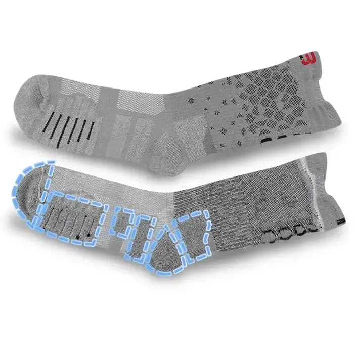 Chaussettes en accent d'abeille absorbant les chocs pour hommes et femmes