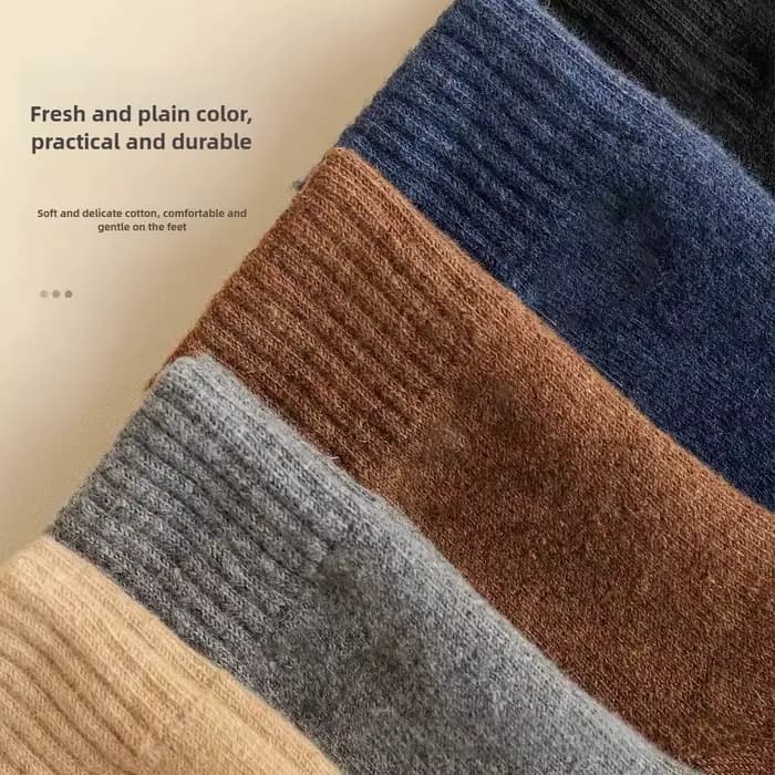 4 paires de chaussettes chaudes en laine pour hommes