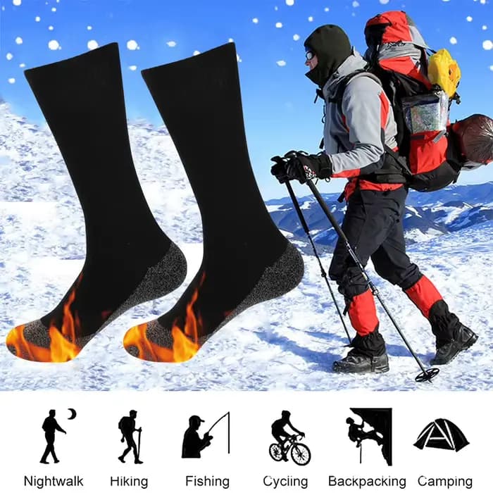 Chaussettes thermiques auto-chauffantes pour hommes et femmes