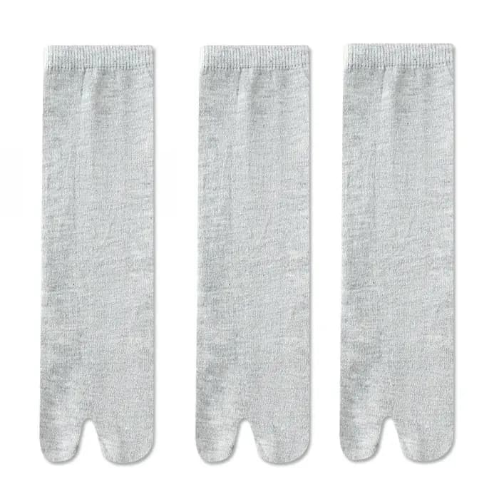 Chaussettes Tabi à deux doigts en fibre pour hommes et femmes