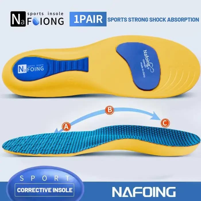 Semelles intérieures de Sport EVA pour pieds hommes femmes chaussures respirantes à Absorption des chocs semelle