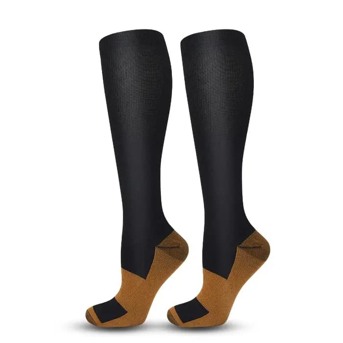 1/3 Paire de Chaussettes Longues à Compression Forte pour Femmes