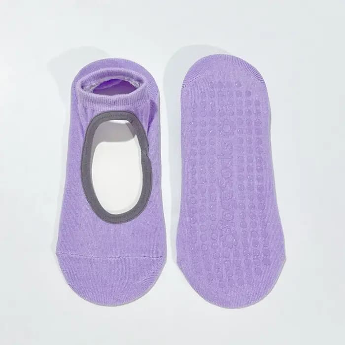 Chaussettes de yoga antidérapantes pour femmes et hommes