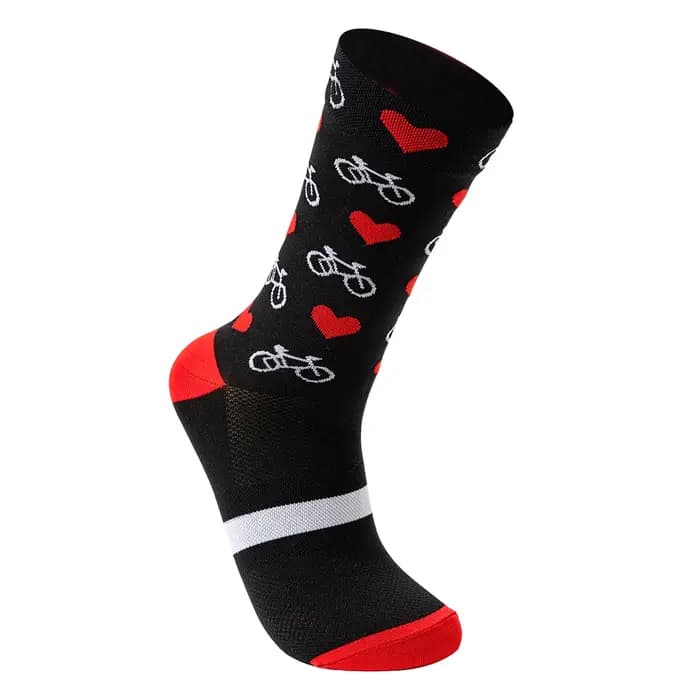 1 paire de chaussettes joyeuses colorées pour hommes