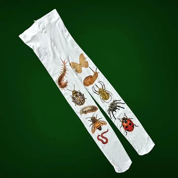 Collants insectes imprimés de dessins animés pour femmes