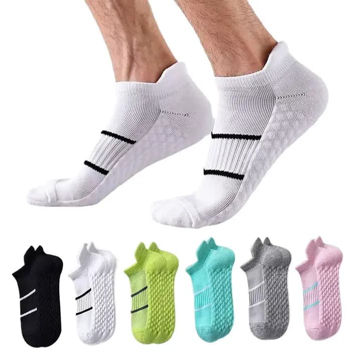 2 paires de chaussettes courtes de course à pied pour femmes et hommes