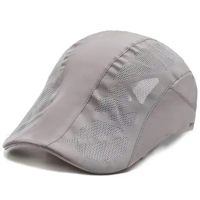 Casquettes de soleil sportives d'été pour hommes, respirantes en maille, séchage rapide, visières, chapeaux d'extérieur, gorro hombre, béret de golf, casquette plate unie tendance