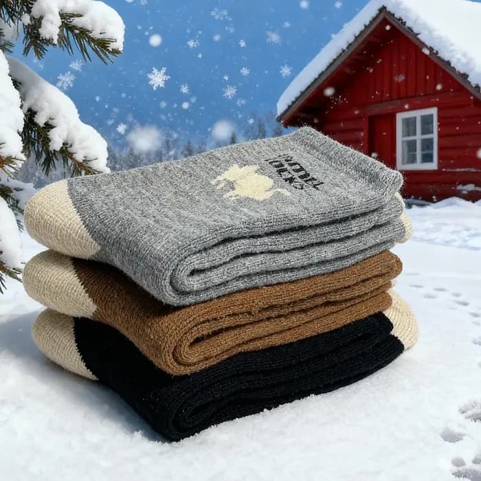 3 paires de chaussettes d'hiver de haute qualité pour hommes et femmes