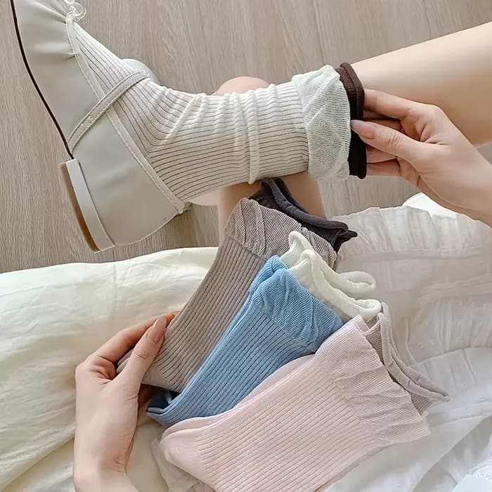 Nouvelles femmes chaussettes printemps été mode couleur mixte filles