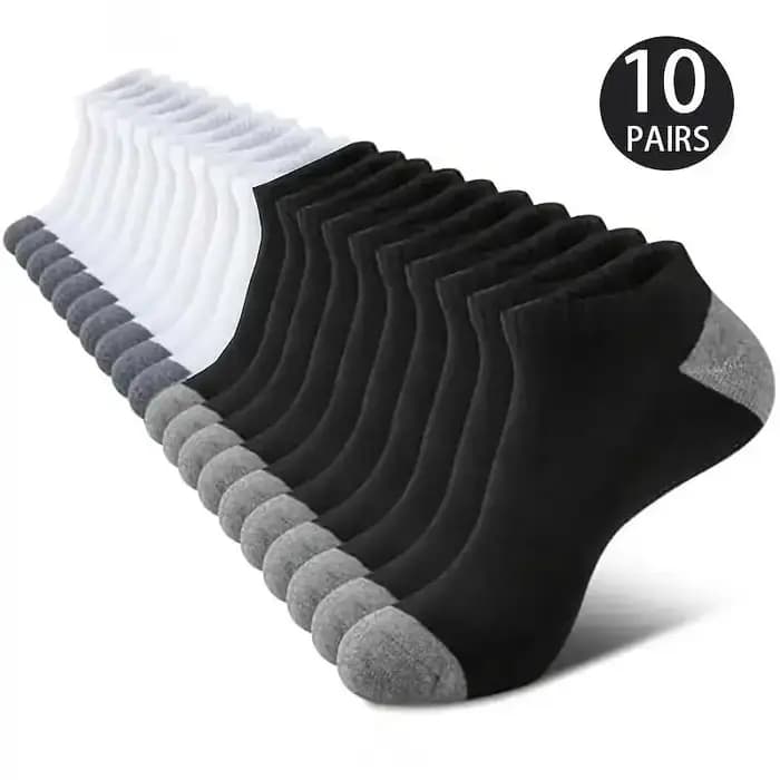 10 paires de chaussettes confortables et respirantes