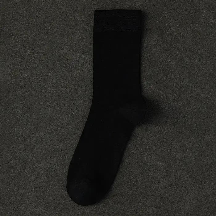 Chaussettes d'été fines et respirantes en soie de mûrier pour hommes