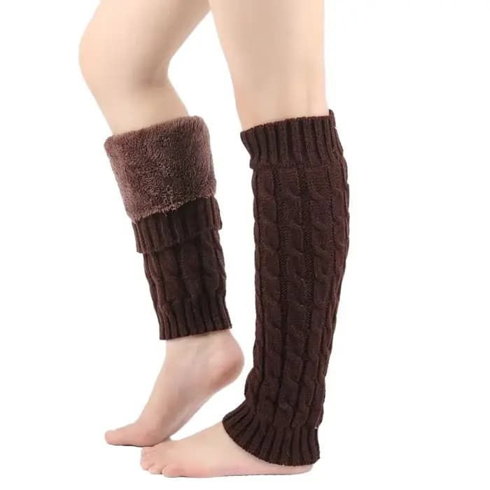 Jambières et chaussettes chaudes doublées de polaire pour femmes élégantes - Chaleur d'hiver extra épaisse