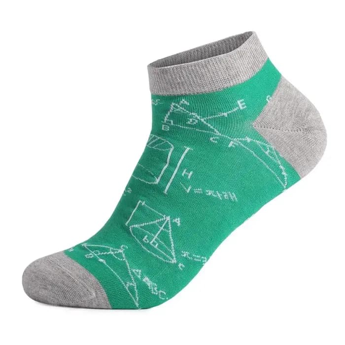 Grande taille décontracté à la mode coupe basse chaussettes drôle