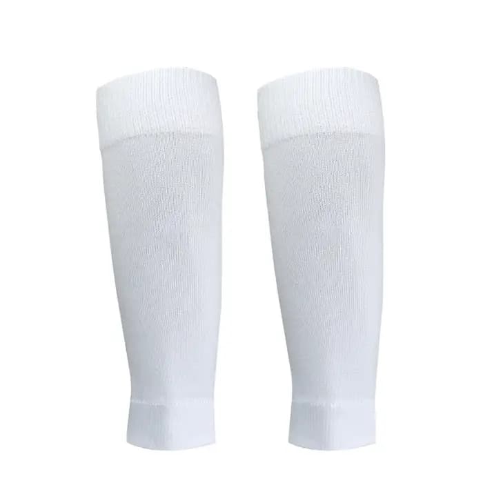 Chaussettes de football rouges pour hommes et femmes, protège-tibias, couvre-jambes, nouveau