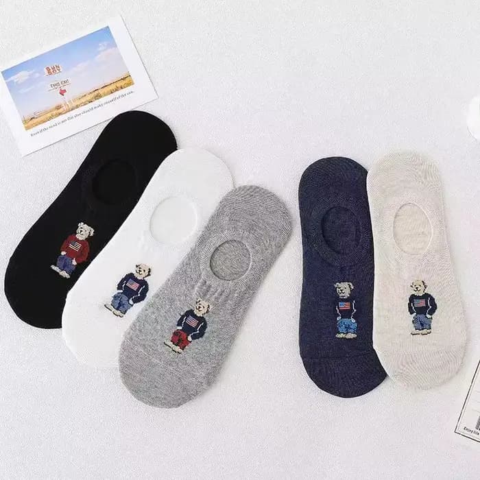 5 paires de chaussettes d'été en pur coton pour hommes