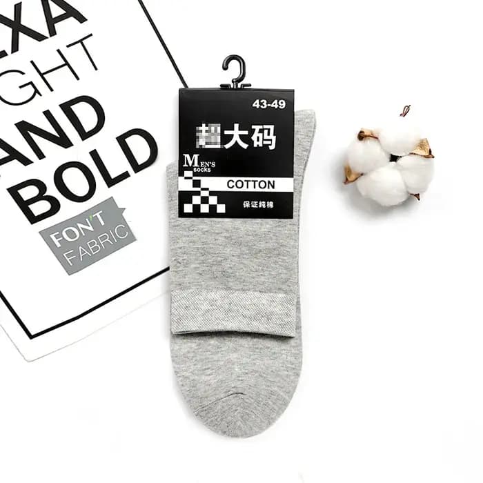 Hommes grande taille chaussettes 5 paires/lot robe grandes