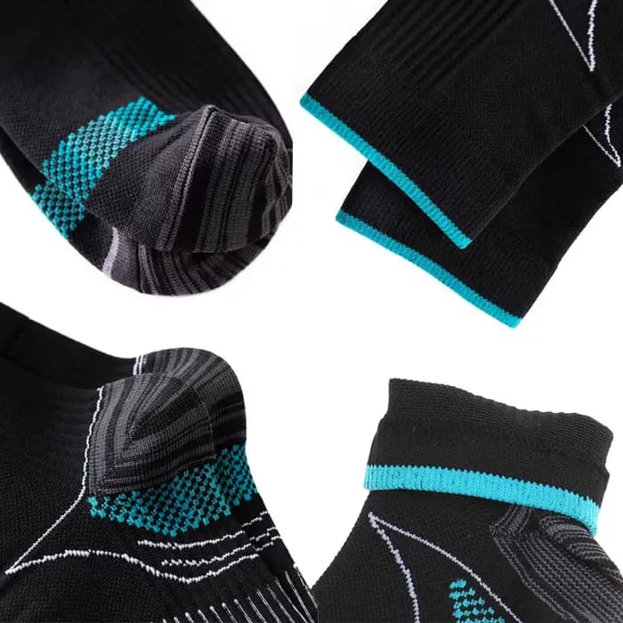 1 paire de chaussettes pour fasciite plantaire avec soutien de la voûte