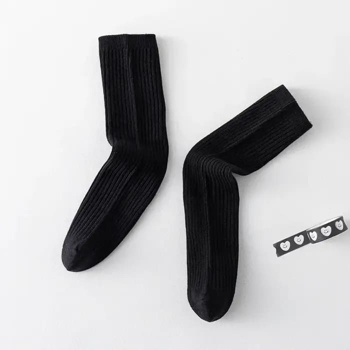 Chaussette en coton rayée pour garçons et filles