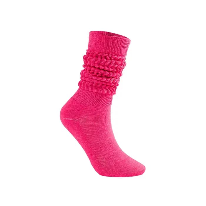 Chaussettes froissées colorées pour femmes et filles