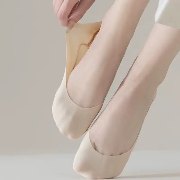 Chaussettes invisibles antidérapantes pour femmes