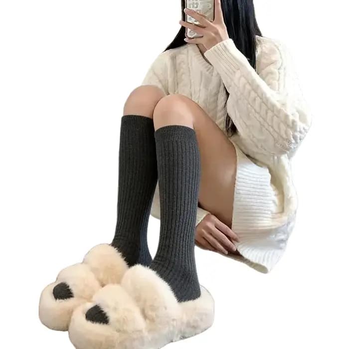 Chaussettes tricotées pour femmes