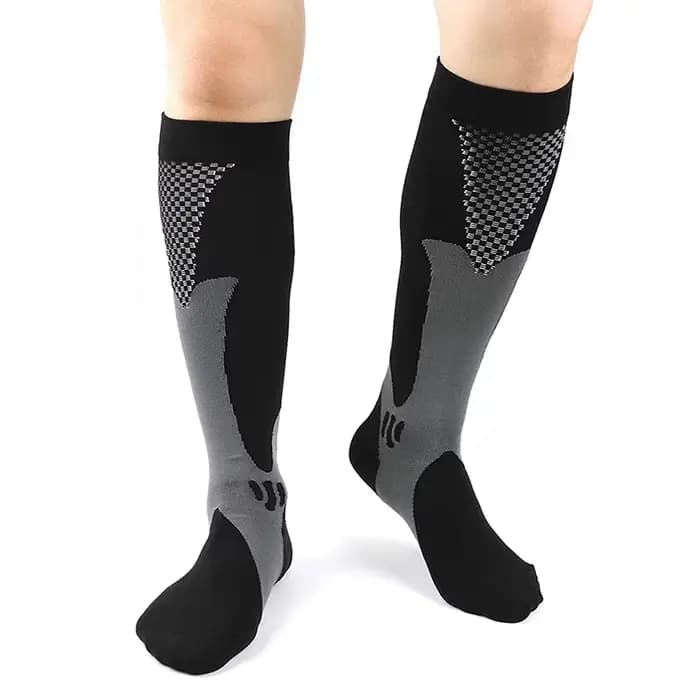 Brothock chaussettes de Compression de Sport médical hommes et femmes 20-30mmHg chaussettes d'infirm