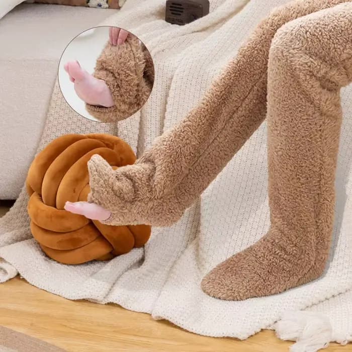 Chaussettes hautes au dessus du genou pour femmes