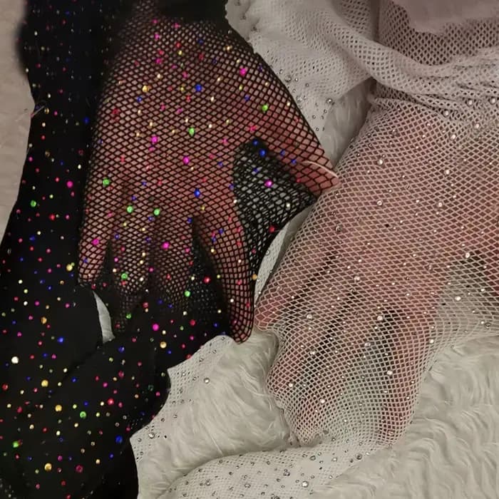 Collants Sexy en strass pour femmes, bas professionnels pour salle de bal et danse latine, fil dur, élastiques et brillants, bas en résille