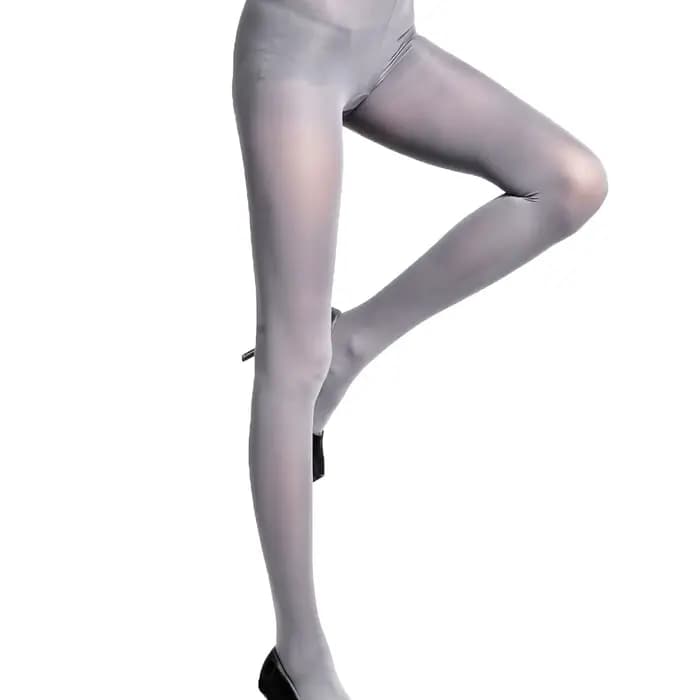 Sexy femmes mode blanc doux mince collants élastiques bas résille bas Medias Pantis dame