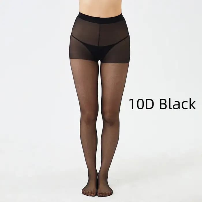 1 paire de collants transparents en Nylon pour femmes