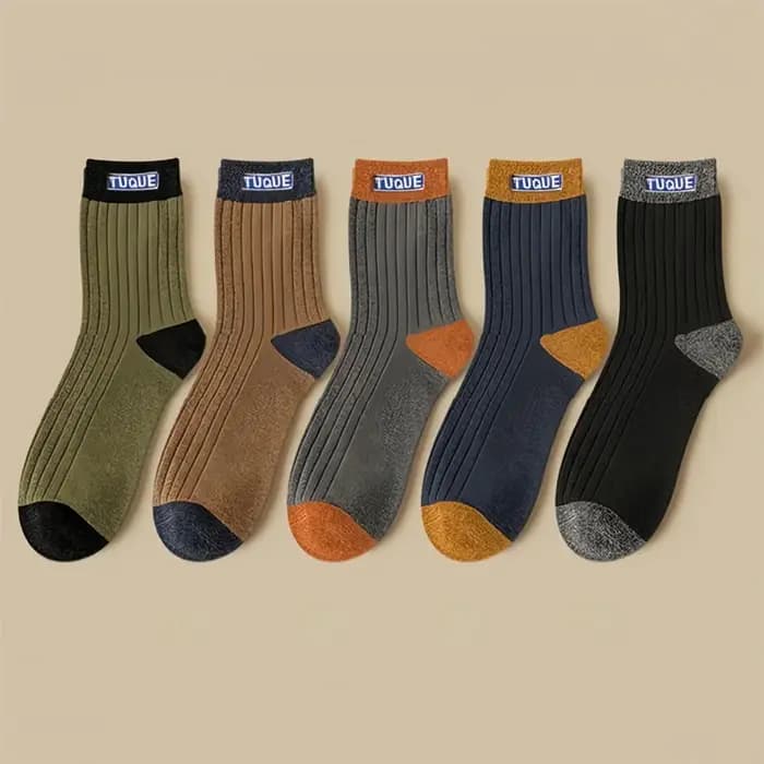 Nouvelles 5 paires de chaussettes de sport pour hommes