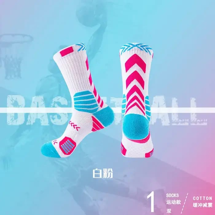 Elite Sport cyclisme basket-ball chaussettes Compression course homme noir tendance respirant longue randonnée amortissement athlétique professionnel