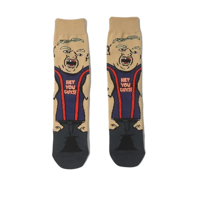 Nouveau 15 Style lettres chaussettes hommes nouveauté chaussettes drôles tendance rue chaussettes longues