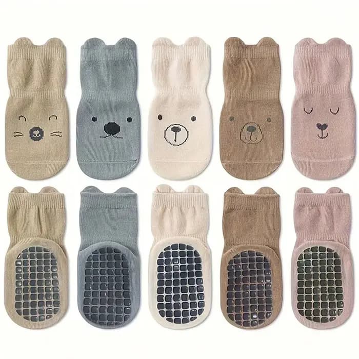 5 paires de chaussettes de sol pour bébé