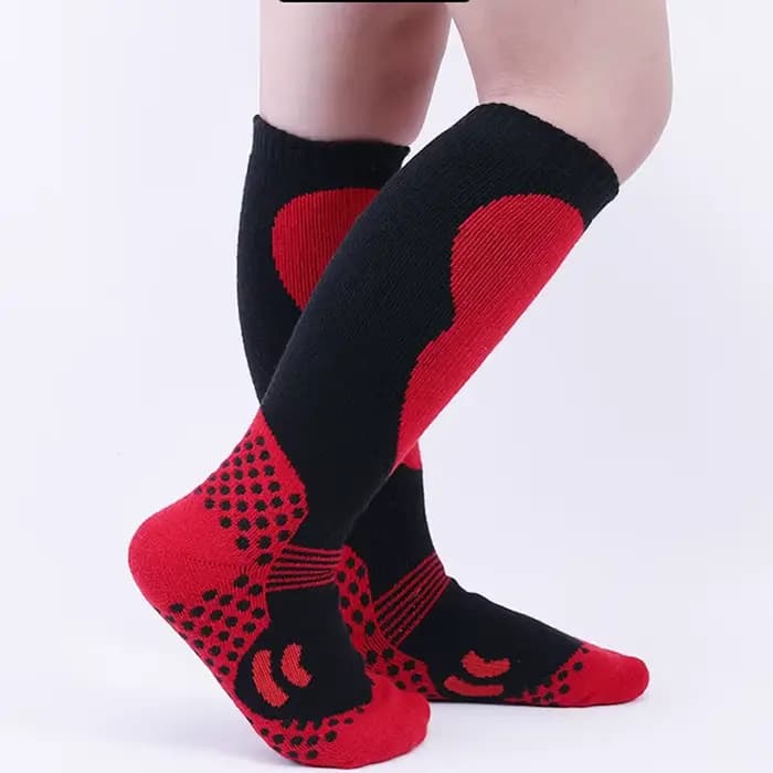 Nouvelles chaussettes de ski thermiques pour enfants, en coton, plus épaisses, chaudes, pour sports de plein air, chaussettes de ski, de cyclisme, de neige, thermosocks pour enfants, filles et garçons