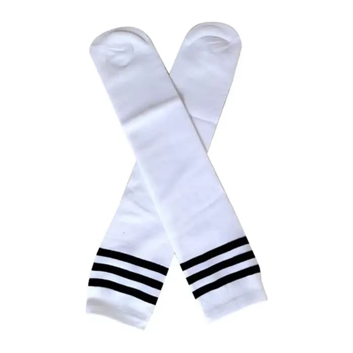 Chaussettes de sport longues en coton et spandex pour enfant, leggings de football, de baseball, de