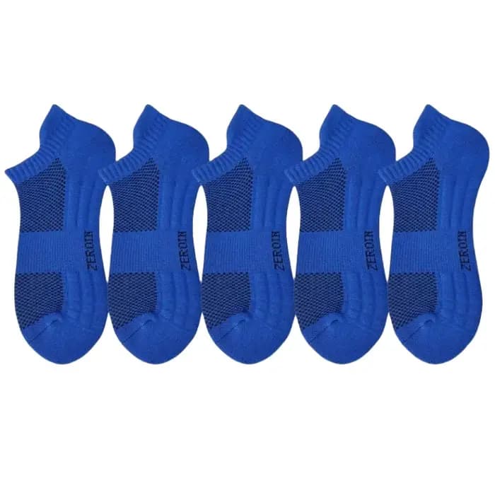 5 paires de chaussettes de sport en coton pour hommes